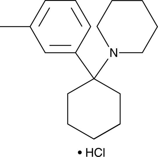 Chemical structure of 3-Me-PCP HCl